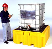ULTRA IBC SPILL PALLET PLUS WITH DRAIN - Spill Pallets Plus